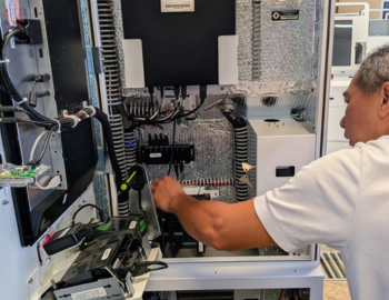 Baixo custo de instalação das máquinas